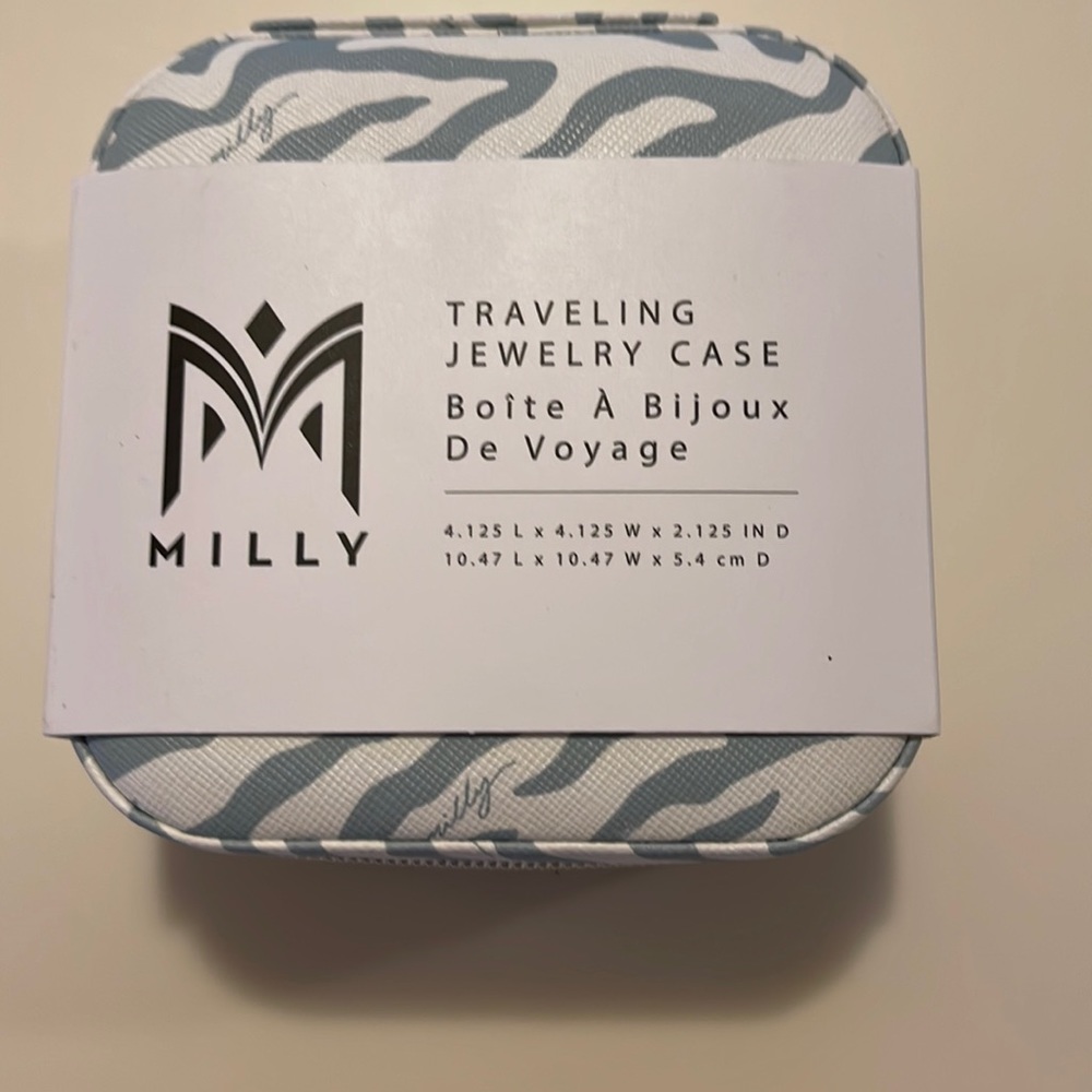 Milly Animal Print Traveling Jewelry Case